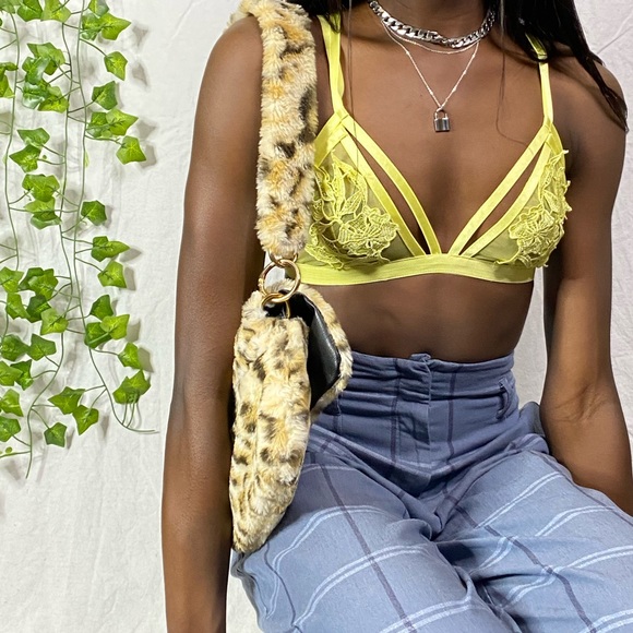 LONG BLUE PLAID TROUSERS - Picture 4 of 4